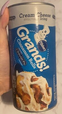 Cream Cheese Icing Flavored Deluxe Cinnamon Rolls, Cream Cheese Icing
