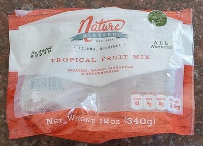 Tropical Fruit Mix Peaches, Mango, Pineapple & Strawberries, Tropical Fruit Mix