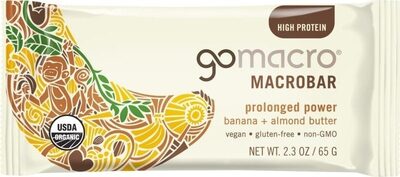 Banana + Almond Butter Prolonged Power Macrobar, Banana + Almond Butter