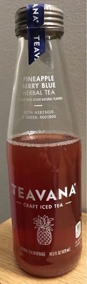 Herbal Iced Tea Beverage, Pineapple, Berry Blue
