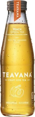 Craft Iced Tea, Green Tea Beverage, Peach, Thai Lemongrass & Mint