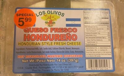 Hondurian Style Fresh Cheese, Hondurian Style