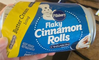 Butter Cream Icing Flavor Flaky Cinnamon Rolls, Butter Cream Icing