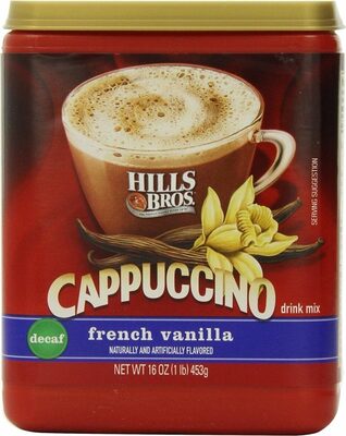French Vanilla Decaf Cappuccino Cafe Style Drink Mix, French Vanilla