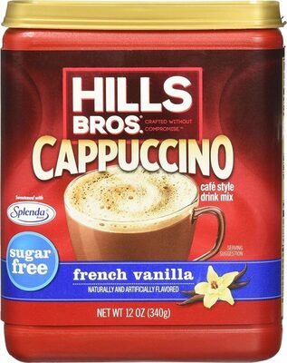 French Vanilla Flavored Cappuccino Cafe Style Drink Mix, French Vanilla