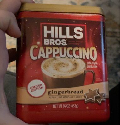 Gingerbread Flavored Cappuccino Cafe Style Drink Mix, Gingerbread