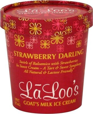 Goat Milk Ice Cream, Mystic Strawberry