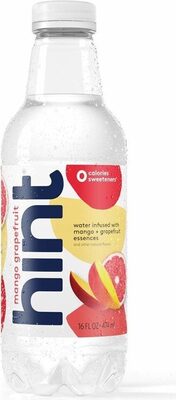 Water Infused With Mango + Grapefruit Essence, Mango Grapefruit