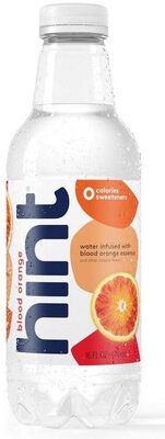 Water Infused With Blood Orange Essence, Blood Orange