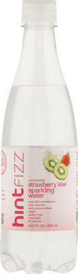 Sparkling Water With Strawberry + Kiwi Essences, Strawberry Kiwi
