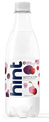 Cherry Sparkling Water With Cherry Essence, Cherry
