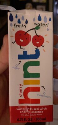 Water Infused With Cherry Essence, Cherry