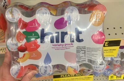Water Infused With Fruit Essences Variety Pack, Raspberry, Watermelon, Cherry, Peach