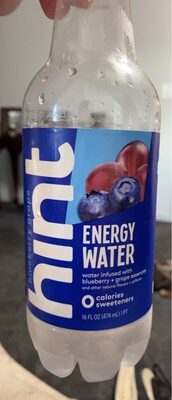 Blueberry Grape Energy Water, Blueberry Grape