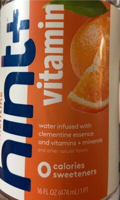 Clementine + Vitamin Infused Water, Clementine