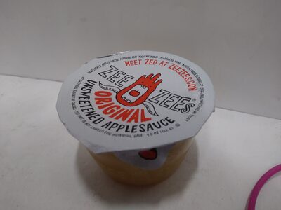 Zee Zees Applesauce Cup, Original, Unsweetened, 4.5 oz.