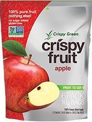 No Sugar Added 100% Freeze-Dried Apple Crispy Fruit, Apple