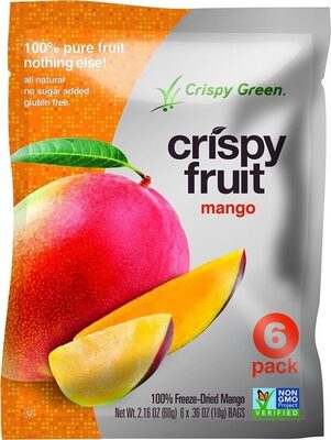 No Sugar Added 100% Freeze-Dried Mango Crispy Fruit, Mango