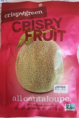 No Sugar Added 100% Freeze-Dried Cantaloupe Crispy Fruit, Cantaloupe