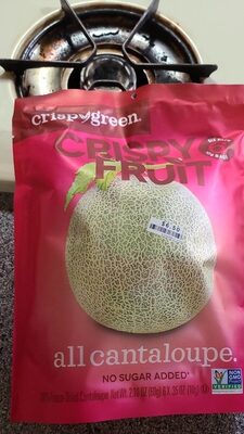 100% Freeze-Dried Cantaloupe Crispy Fruit