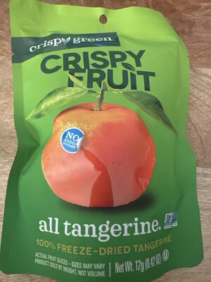 Crispy Green Crispy Fruit 100% Freeze-Dried Tangerine, 0.42 Oz