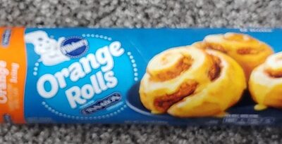 Orange Icing Flavored Rolls, Orange Icing