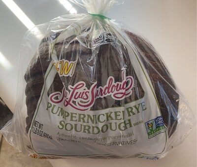 Pumpernickel Rye Sourdough Bread, Pumpernickel Rye