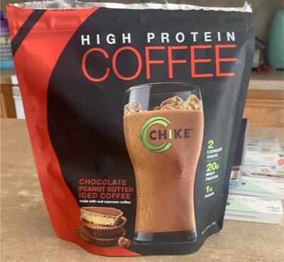 Chocolate Peanut Butter High Protein Iced Coffee, Chocolate Peanut Butter