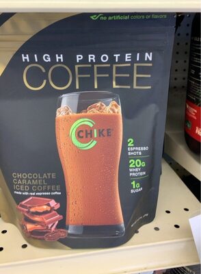 Peanut Butter High Protein Iced Coffee Single Serve Packet, Peanut Butter
