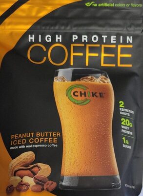 Peanut Butter High Protein Iced Coffee Espresso Shots, Peanut Butter