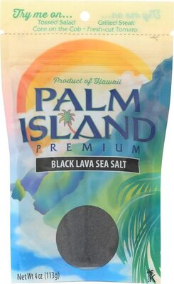 Palm Island Premium, Black Lava Sea Salt