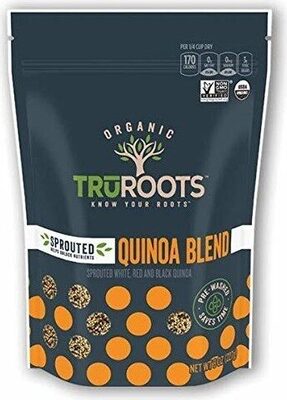 Organic Sprouted White, Red And Black Quinoa Blend
