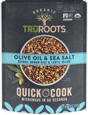 Olive Oil & Sea Salt Organic Quinoa, Brown Rice & Lentil Blend, Olive Oil & Sea Salt