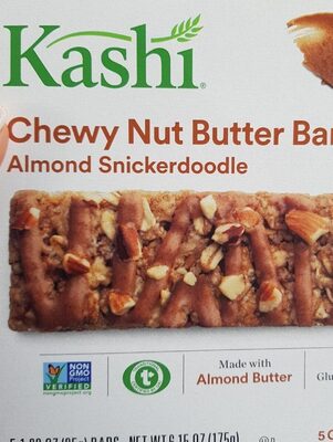 Chewy Nut Butter Bars, Almond Snickerdoodle