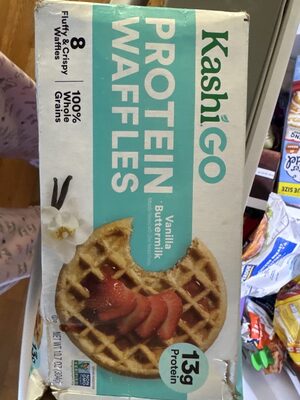 Vanilla Buttermilk Protein Waffles, Vanilla; Buttermilk