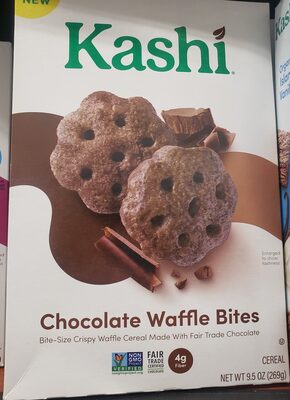 Chocolate Waffle Bites Cereal, Chocolate