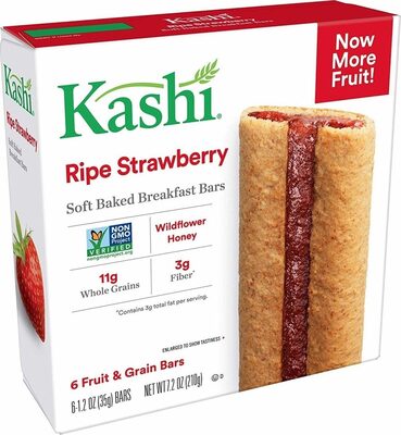 Ripe Strawberry Soft Baked Breakfast Bars, Strawberry