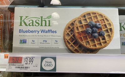 Kashi Waffles Blueberry 10.1oz