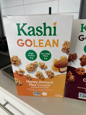 Honey Almond Flax Crunch Plant Protein And Multigrain Cluster Cereal With Almonds, Flax Seeds And Honey, Honey Almond Flax