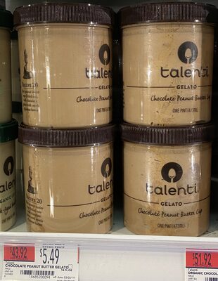 Chocolate Peanut Butter Cup Gelato, Chocolate Peanut Butter