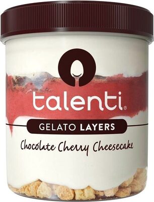 Chocolate Cherry Cheesecake Gelato Layers, Chocolate Cherry Cheesecake
