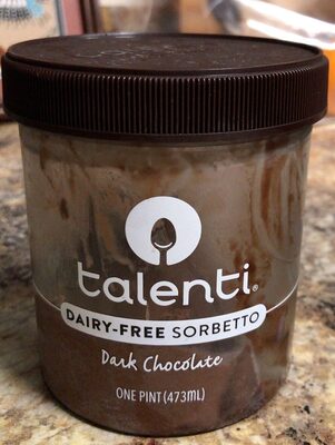 Dark Chocolate Dairy-Free Sorbetto, Dark Chocolate