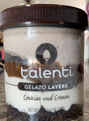 Cookies And Cream Gelato Layers, Cookies And Cream