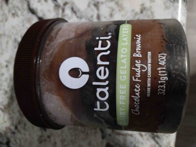 Chocolate Fudge Brownie Dairy-Free Gelato Layers, Chocolate Fudge Brownie