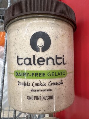 Double Cookie Crunch Dairy-Free Gelato, Double Cookie Crunch