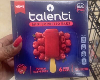 Roman Raspberry Mini Sorbetto Bars, Roman Raspberry