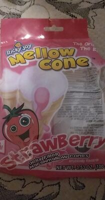 Strawberry Jelly Filled Marshmallow Cones, Strawberry