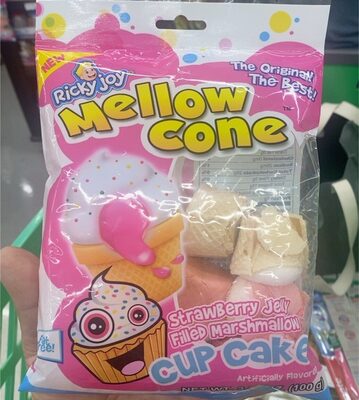 Strawberry Jelly Filled Marshmallow Cup Cake, Strawberry