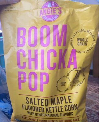 Salted Maple Flavored Kettle Corn With Other Natural Flavors Popcorn, Salted Maple