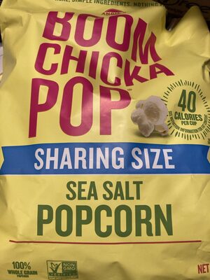 Angie's BOOMCHICKAPOP Sea Salt Popcorn, Sharing Size, 6.7 oz.